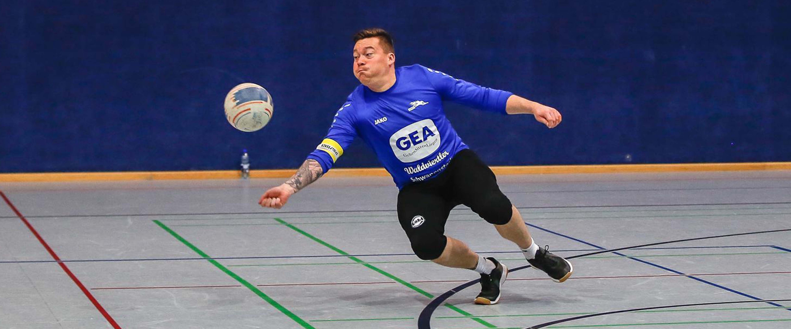 Faustball-Action